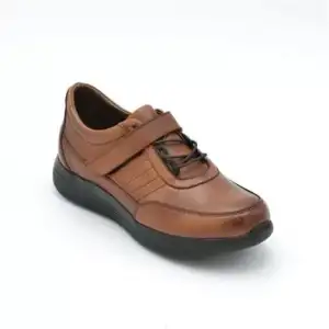 1031 AFL Hakiki Deri Günlük Bayan Ayakkabı Taba