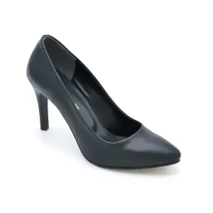 95 HNM Klasik Bayan Ayakkabı Siyah Stiletto