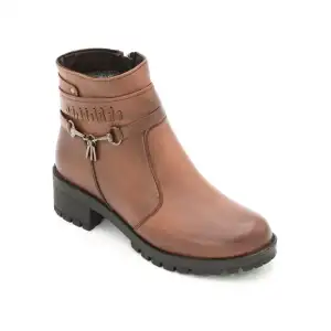 829 MRK Hakiki Deri Bayan Bot Taba