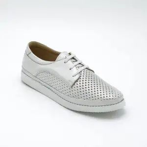 5000 Hakiki Deri Bayan Ayakkabı Sedef Yaldız