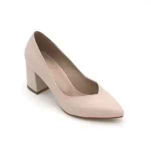 303 EST Klasik Bayan Ayakkabı Stiletto Ten