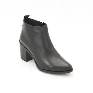 E20 ALT Hakiki Deri Bayan Bot Siyah