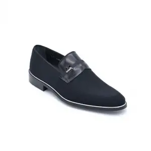 9086 Fosco Klasik Erkek Ayakkabı Siyah Saten