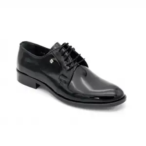 7099 Fosco Klasik Erkek Ayakkabı Siyah Rugan