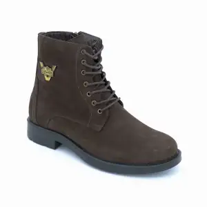 3517 Pepita Erkek Bot Kahve Nubuk