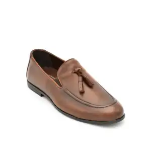 3425 Pepita Erkek Loafer Ayakkabı Taba
