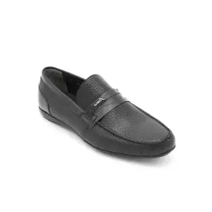 9034 Fosco Erkek Loafer Ayakkabı Siyah