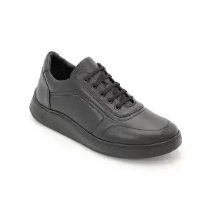 872 DMT Hakiki Deri Kışlık Erkek Ayakkabı Siyah