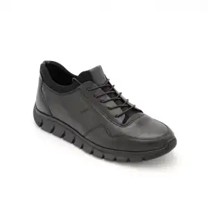 5470 Pepita Hakiki Deri Kışlık Erkek Ayakkabı Siyah