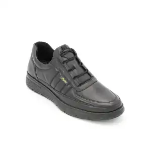 5378 Pepita Hakiki Deri Kışlık Erkek Ayakkabı Siyah