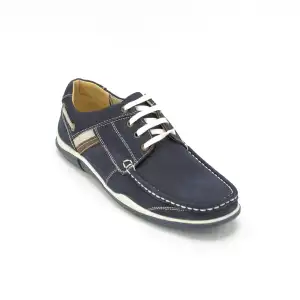 BES Yazlık Erkek Timber Bağcıklı Lacivert-Nubuk