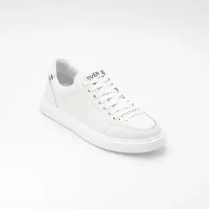 3600 DMT Hakiki Deri Bayan Ayakkabı Beyaz Poli