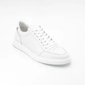 DMT 953 Hakiki Deri Erkek Spor Ayakkabı Beyaz