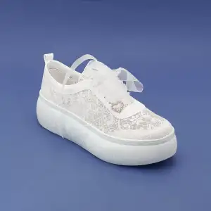 Gelin Ayakkabı 5 cm Dantelli
