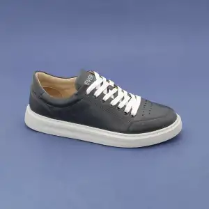 3600 DMT Hakiki Deri Bayan Ayakkabı Siyah Poli