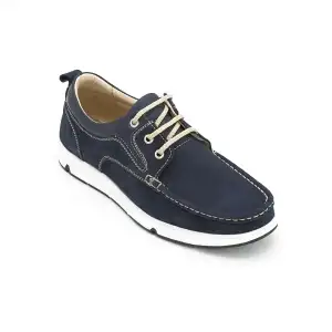 71135-2 FTF Erkek Ayakkabı Lacivert Nubuk Bağlı