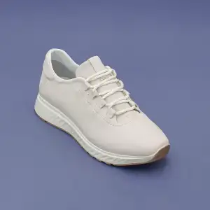 442 FMS Hakiki Deri Bayan Ayakkabı Ekru