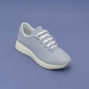 442 FMS Hakiki Deri Bayan Ayakkabı Mavi