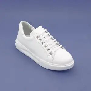 Springer010 RWL Hakiki Deri Bayan Ayakkabı Beyaz