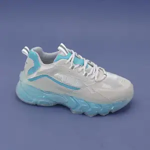 SMS 70150  Bayan Spor Ayakkabı Gri Rugan