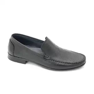 1554 KRC Erkek Loafer Ayakkabı Siyah