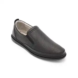 70999 KCL Comford Erkek Ayakkabı Siyah Zımbalı