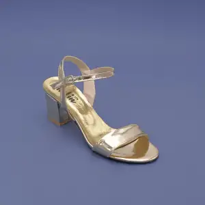 003 MTN Bantlı Bayan Ayakkabı 6 cm Gold