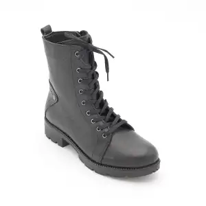 1001 DGN Hakiki Deri Bayan Bot Siyah