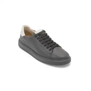 DMT 3602 Hakiki Deri Bayan Ayakkabı Siyah-Siyah Poli