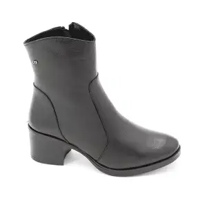 SRK 92164 Bayan Topuklu Bot Siyah