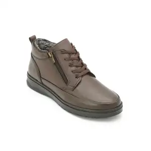 1601 KRC Hakiki Deri Comfort Erkek Bot Kahve