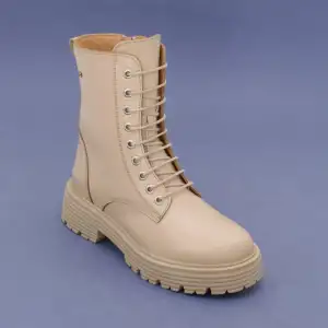 23820 SRK Hakiki Deri Bayan Postal Bej