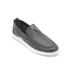 5606 Pepita Hakiki Deri Erkek Ayakkabı Siyah