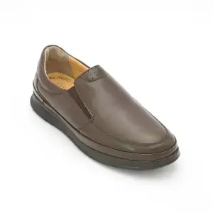 304 Metin Hakiki Deri Erkek Comfort Ayakkabı Kahve