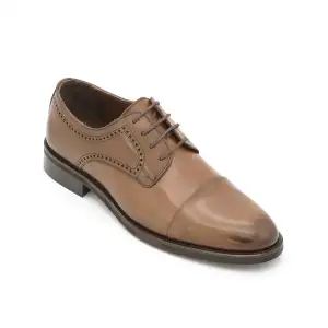 9754 Fosco Hakiki Deri Erkek Ayakkabı Ceviz Eva