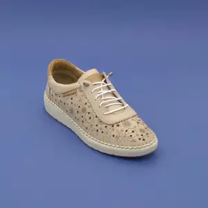 CLS 5205 Hakiki Deri  Yazlık Bayan Ayakkabı Bej