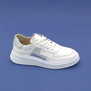 CLS 640 Hakiki Deri  Yazlık Bayan Ayakkabı Beyaz