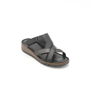 EKN 012 Hakiki Deri Bayan Terlik Siyah