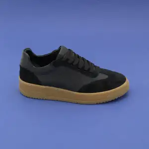 FMS 476 Hakiki Deri  Günlük Bayan Ayakkabı Siyah