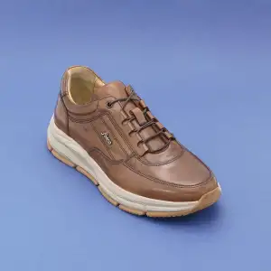 Fosco 3146 Hakiki Deri Casual Erkek Ayakkabı Taba