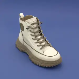 Guja 25K310-13 Hakiki Deri Guja Bayan Bot Bej