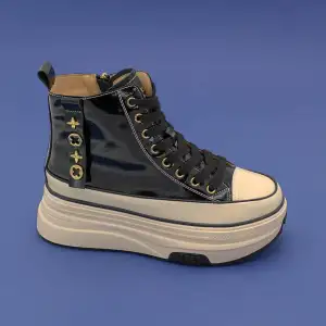 Guja 25K336 Hakiki Deri Guja Bayan Bot Siyah Rugan