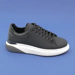 KNG 515 Hakiki Deri Casual Erkek Ayakkabı Beyaz Taban