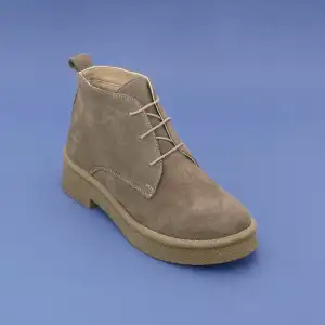 OKR 2332 Hakiki Deri Günlük Bayan Bot Vizon Süet