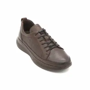 Pepita 1106-P Hakiki Deri Dört Mevsim Erkek Ayakkabı Kahve