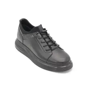 Pepita 4190 Hakiki Deri Casual Erkek Ayakkabı Siyah