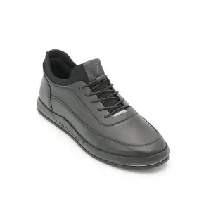 Pepita 6451 Hakiki Deri Kışlık Erkek Ayakkabı Siyah