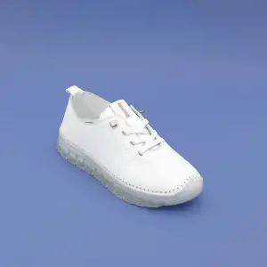 Pepita 9050 Hakiki Deri  Yazlık Bayan Ayakkabı Beyaz