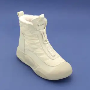 Pepita B439 Tüylü Bayan Kar Botu Bej