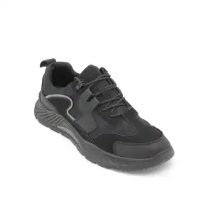 Pepita E126 Hakiki Deri Casual Erkek Ayakkabı Siyah